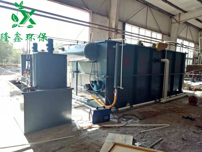 内蒙古布草洗涤污水处理设备现场展示