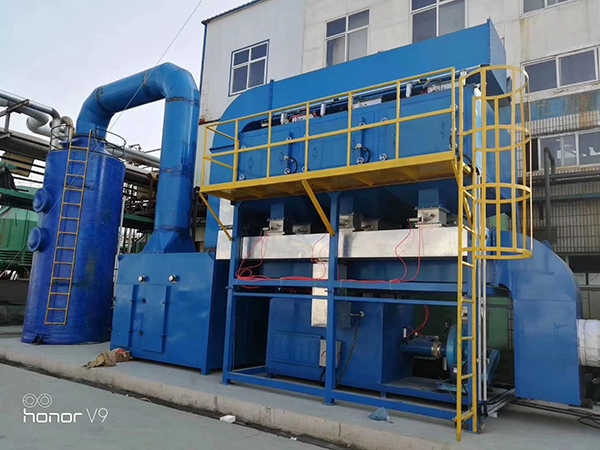 隆鑫环保在上海某电镀厂设计废气处理设备