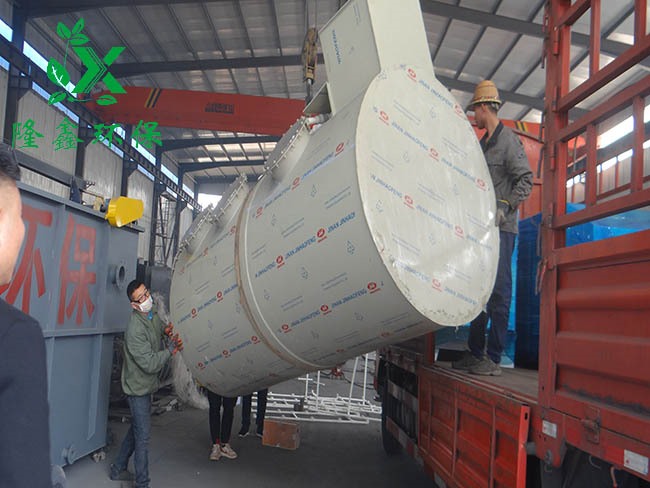 山西汾阳养猪场臭气异味治理设备安装完成