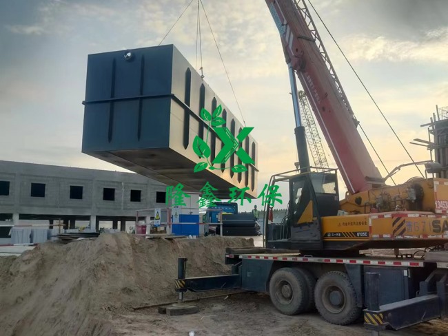 山西朔州地埋式一体化生活污水处理设备现场展示